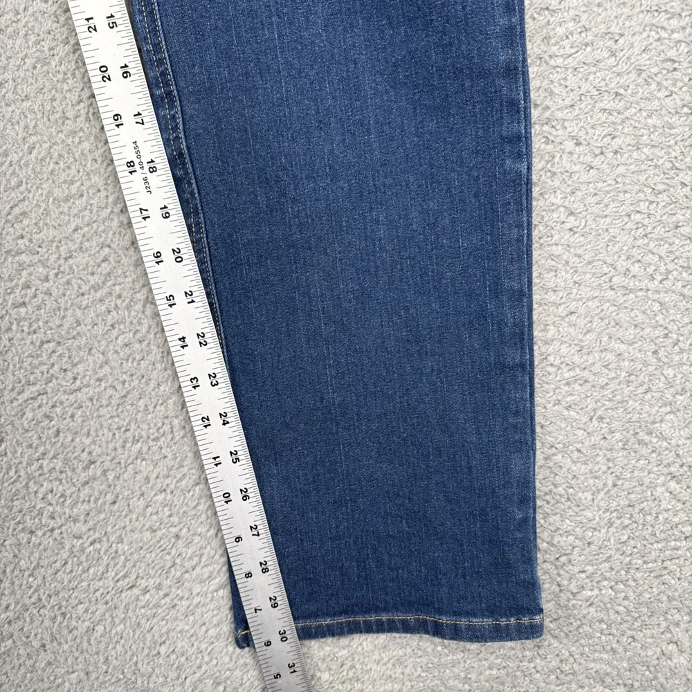 Stio Jeans Men 33 S (fit 34x30) Blue Rivet Straight Fit Dark Wash Organic Cotton